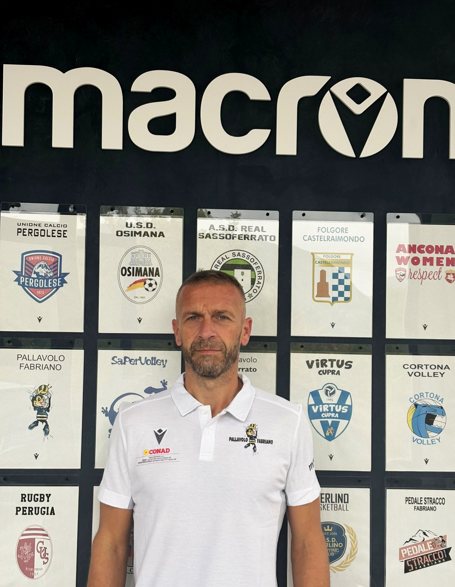 Francesco Moretti, allenatore Prima divisione Pallavolo Fabriano